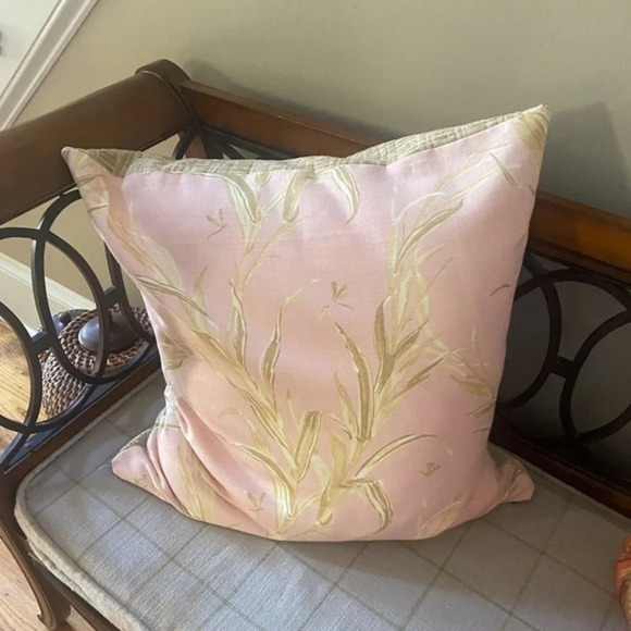Custom Made Pink Gold Custom Made Pillow Cover - Picture 2 of 4